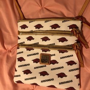 dooney and bourke razorback ncaa purse